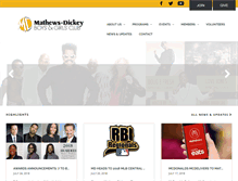 Tablet Screenshot of mathews-dickey.com